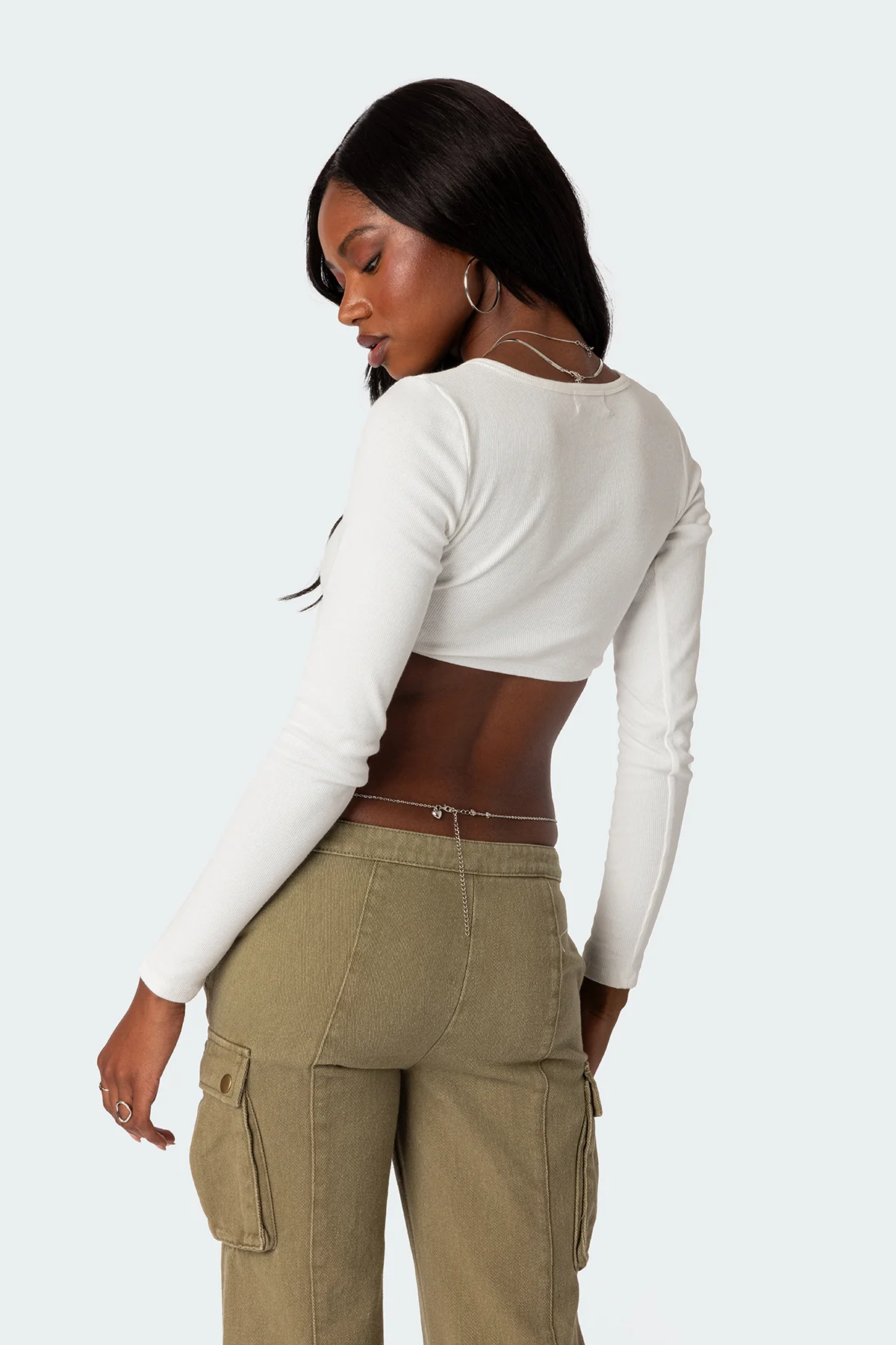 Romance Ribbed Crop Top - Image 4