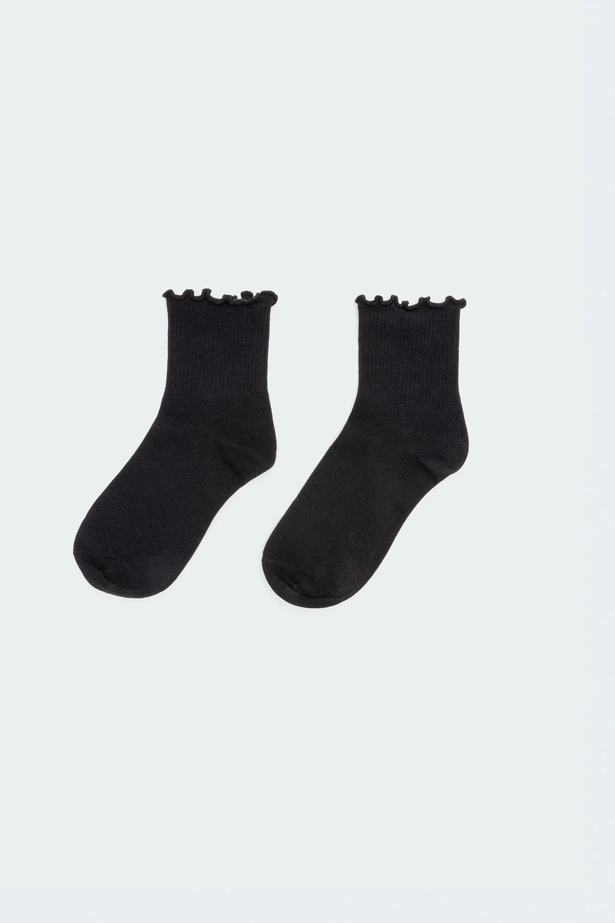 Frilled Hem Socks - Image 2