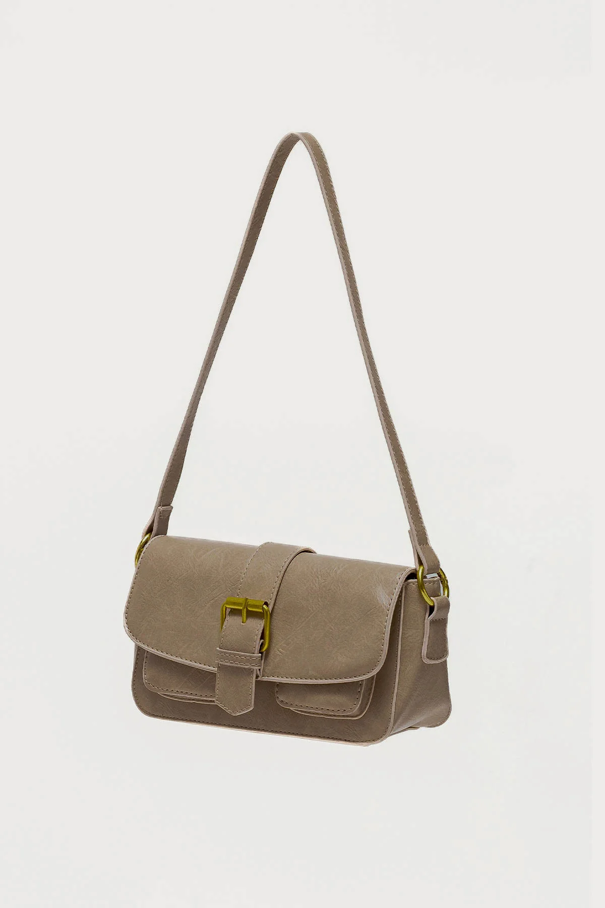 Faux Leather Buckle Bag - Image 2
