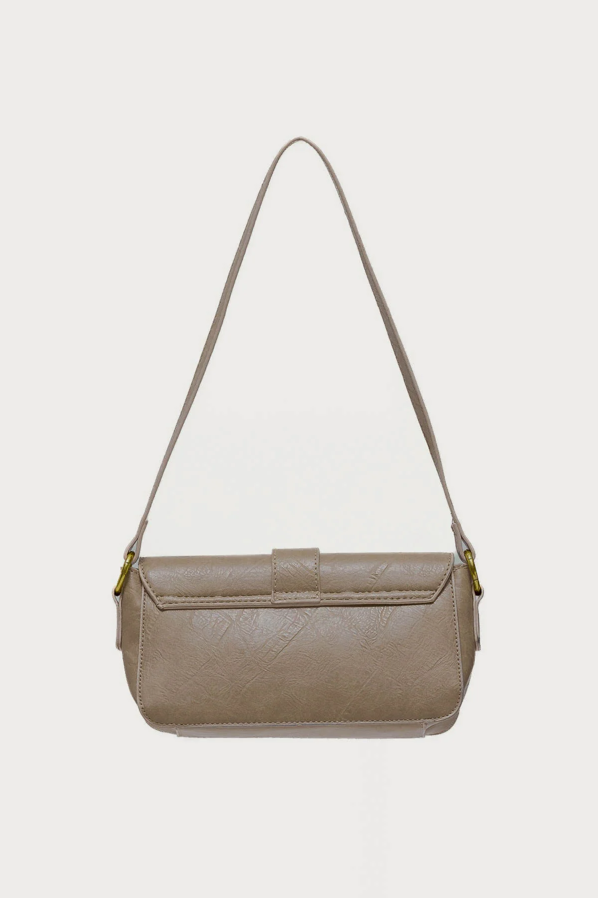 Faux Leather Buckle Bag - Image 5