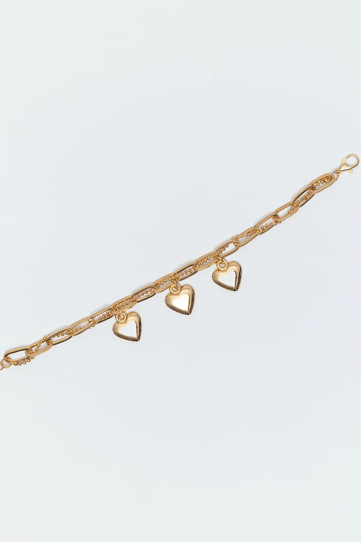 Triple Heart Charm Bracelet - Image 3