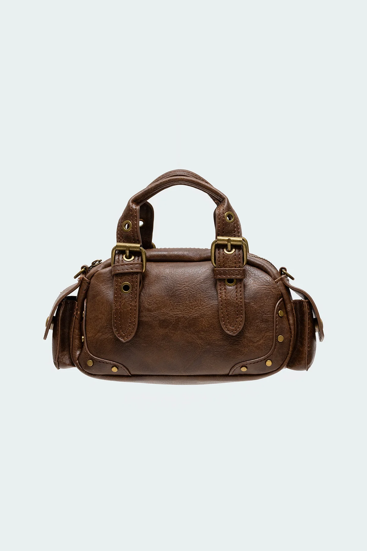 Studded Faux Leather Mini Bag - Image 2