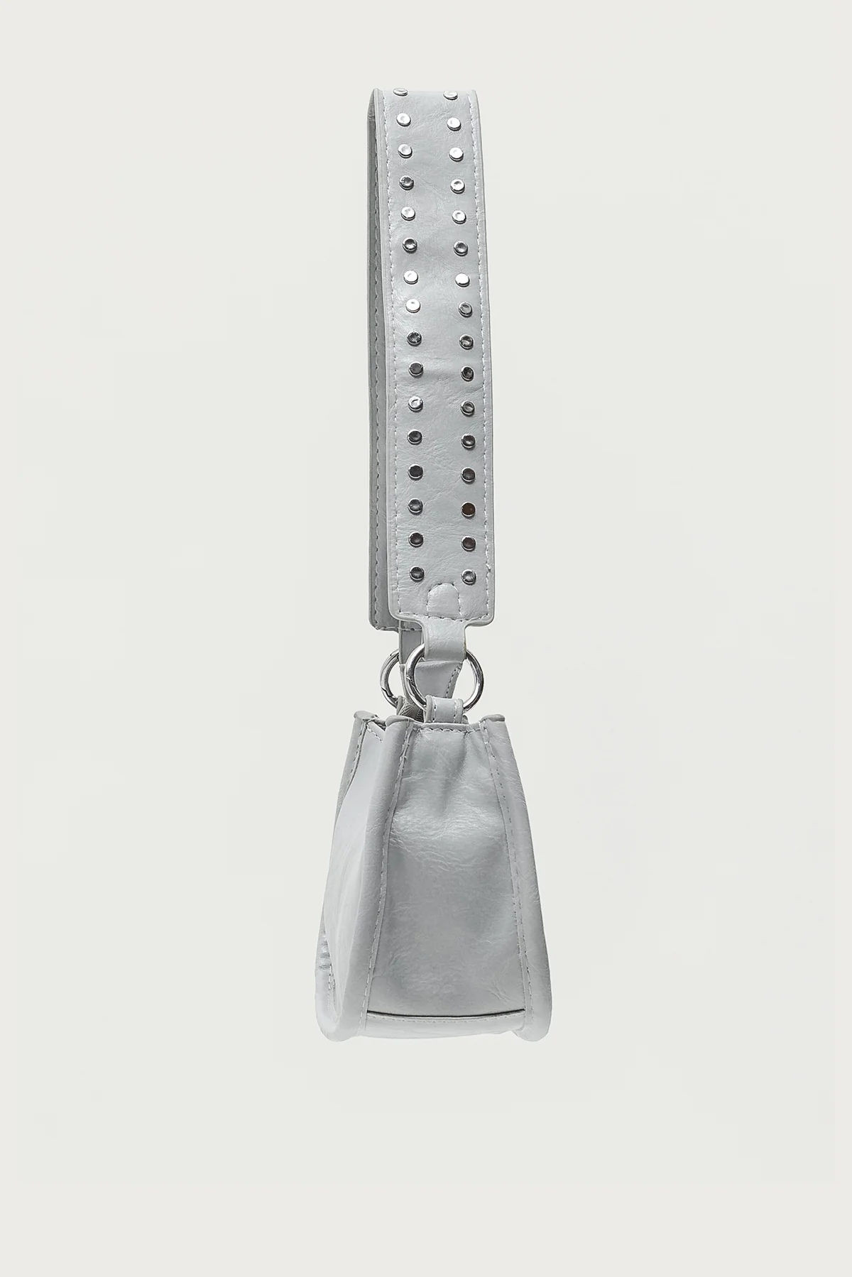 Studded Strap Faux Leather Bag - Image 3