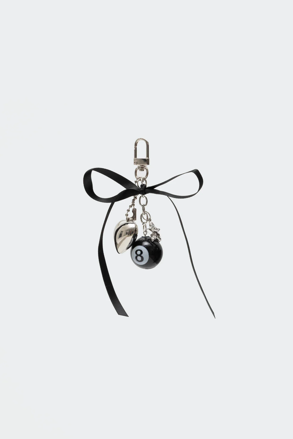 8 Ball & Heart Keychain - Image 2