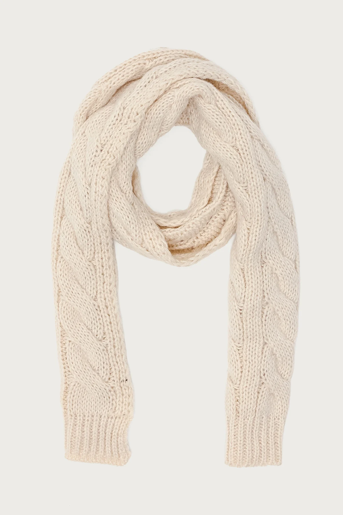 Cable Knit Scarf - Image 2