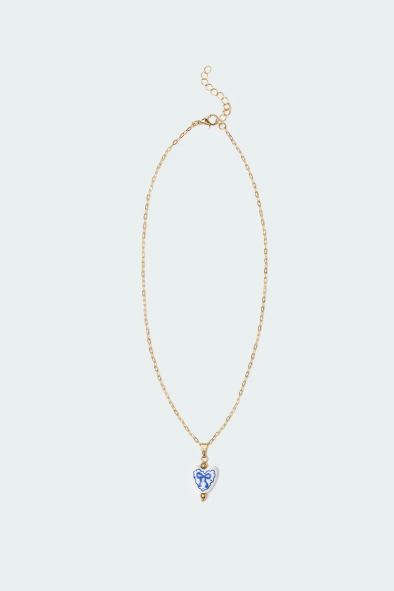 Heart Bow Necklace - Image 2