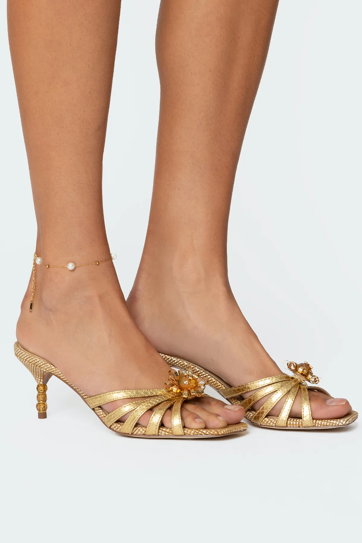Spaced Pearl Anklet - Image 2