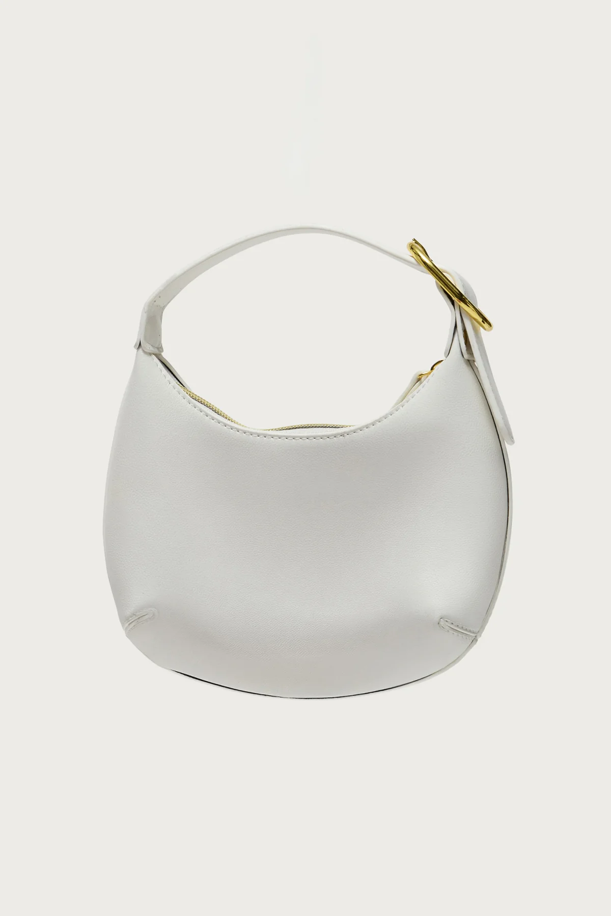 Buckle Strap Faux Leather Bag - Image 2