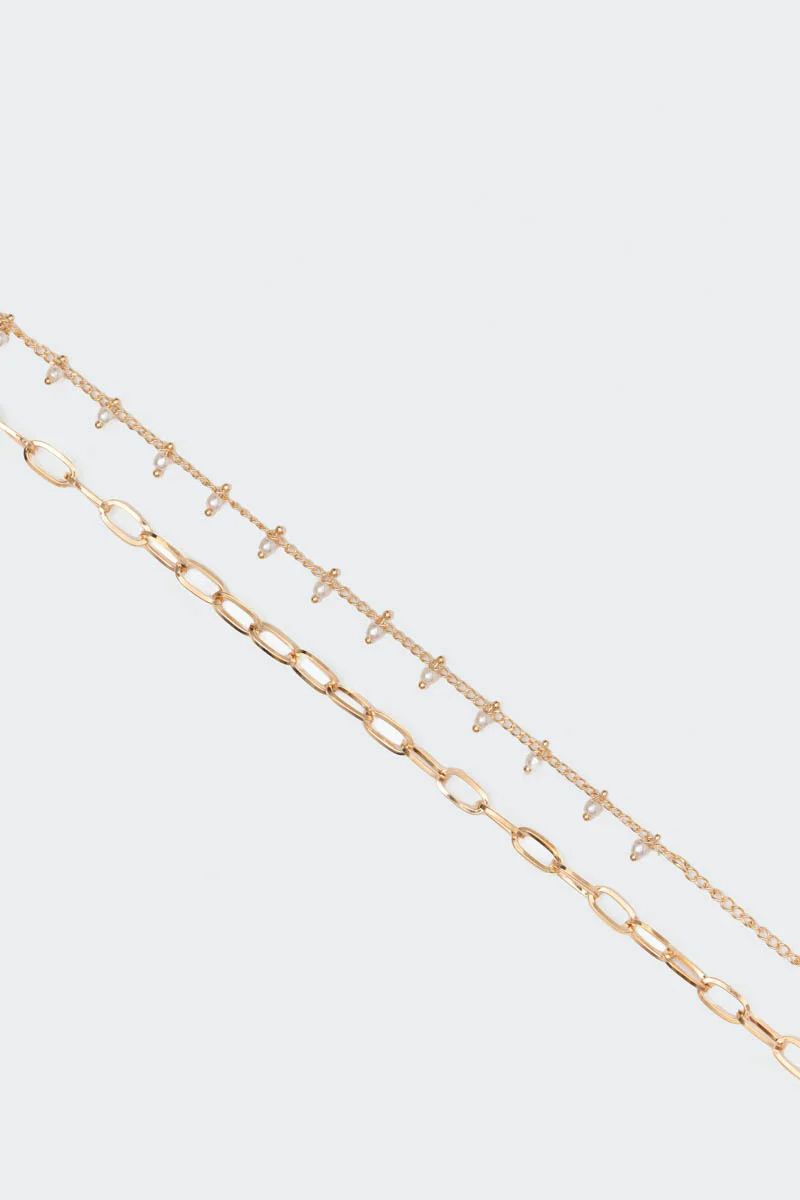 Layered Pearl Belly Chain - Image 3