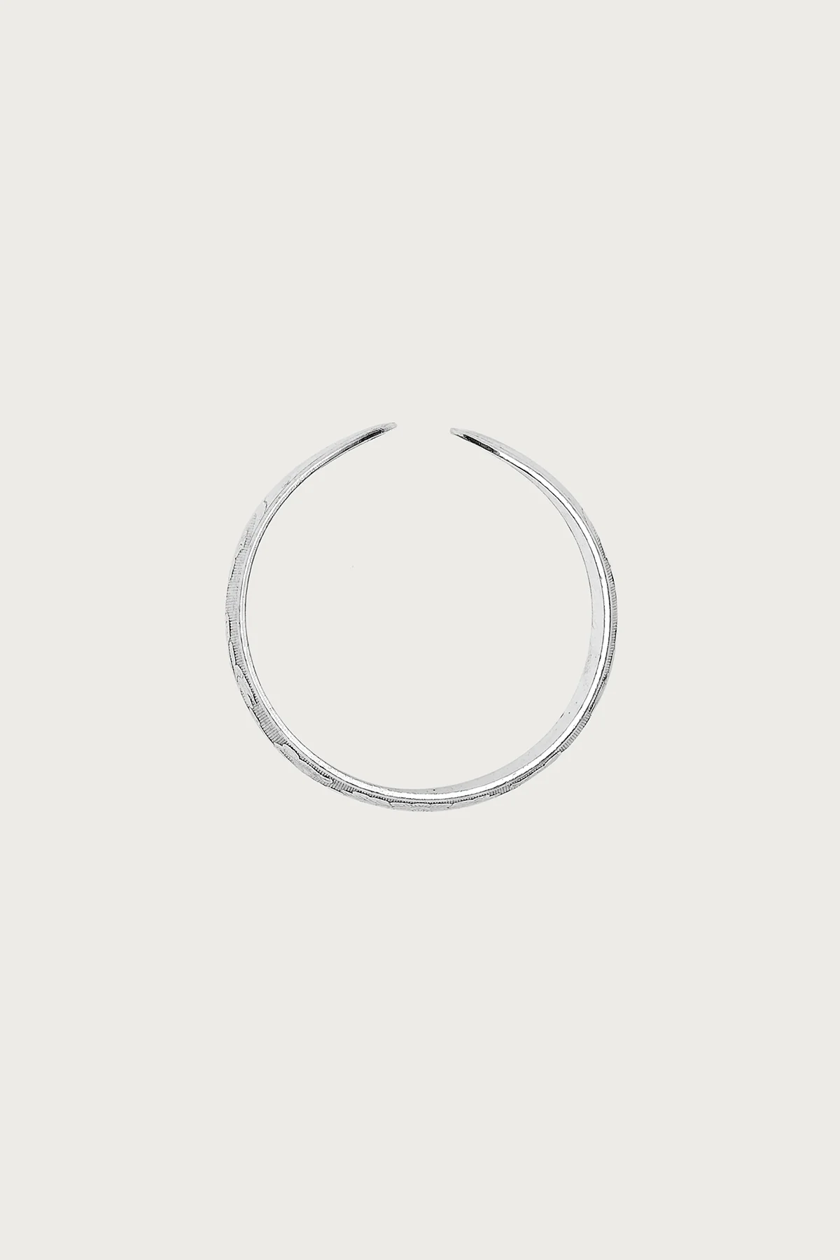 Engraved Floral Bangle Bracelet - Image 3