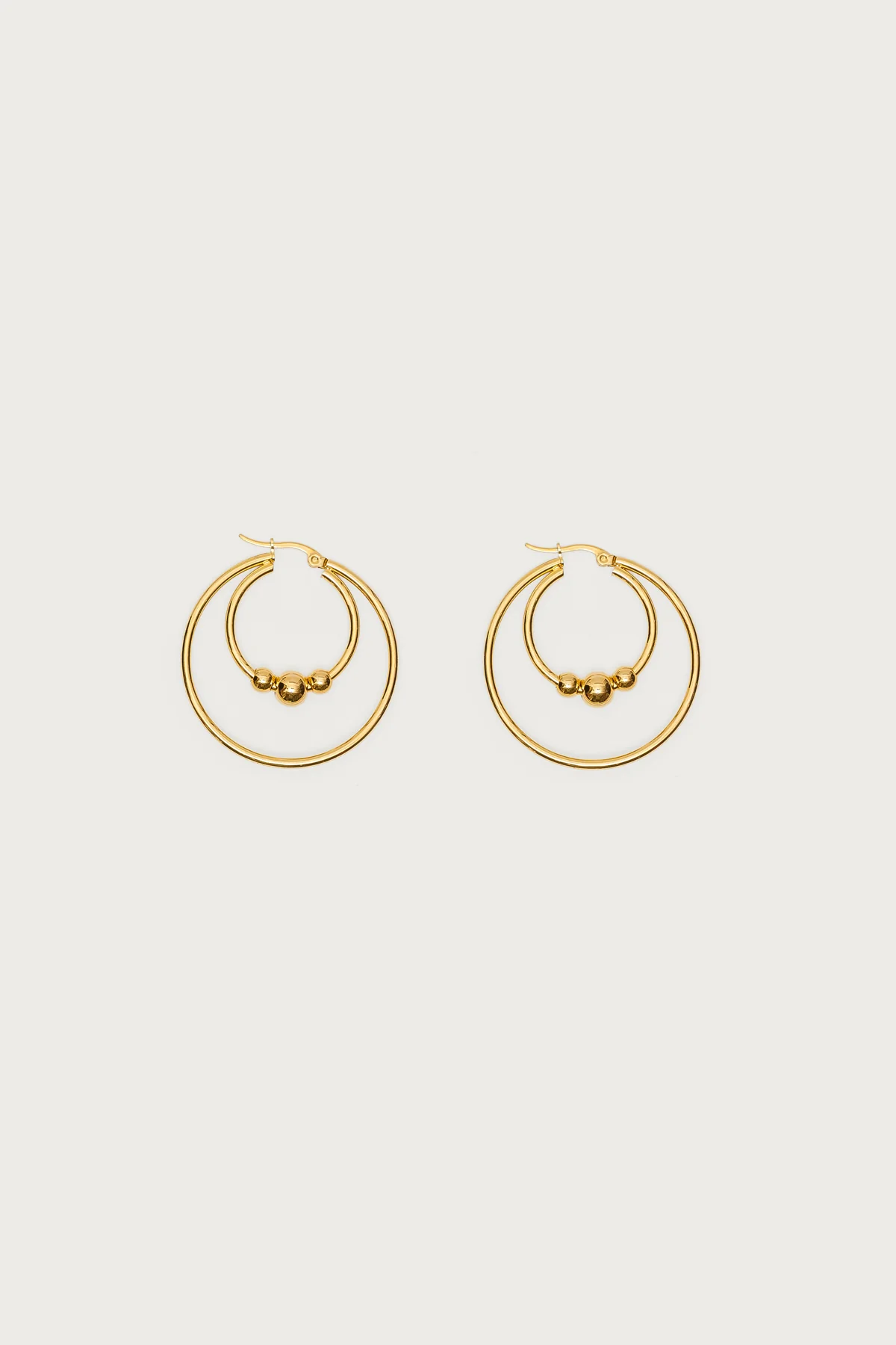 Double Hoop Earrings - Image 2