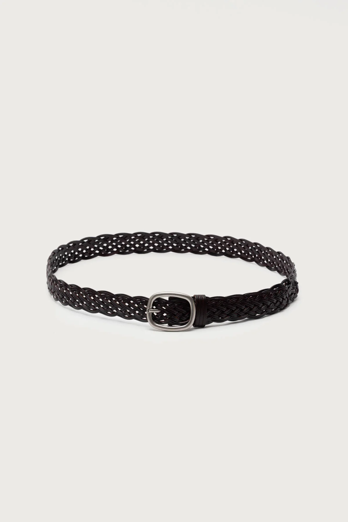Woven Faux Leather Belt - Image 2