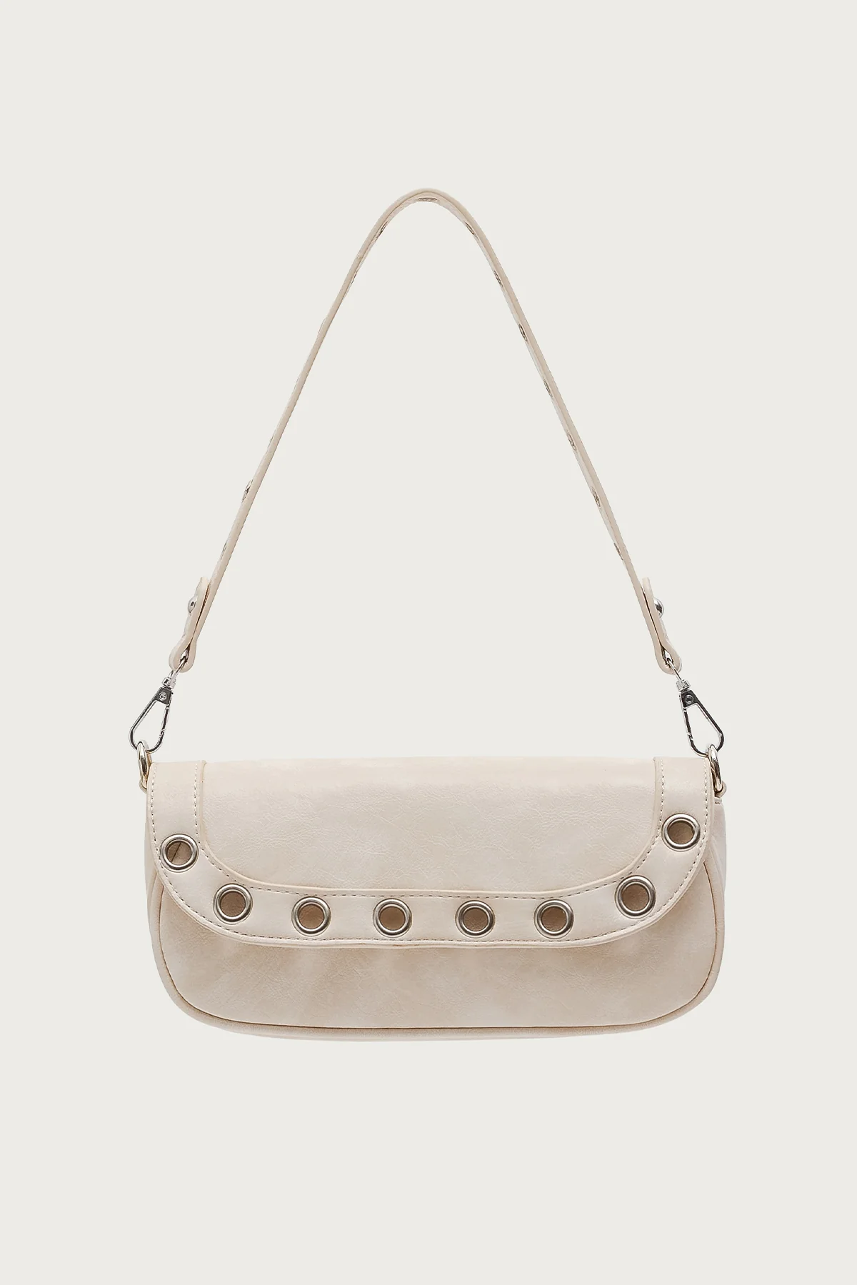 Grommet Faux Leather Bag - Image 2