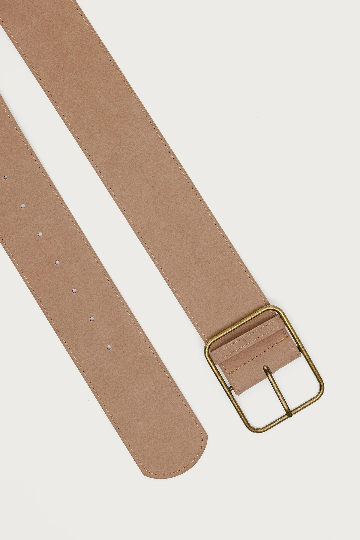 Chunky Faux Suede Belt - Image 3