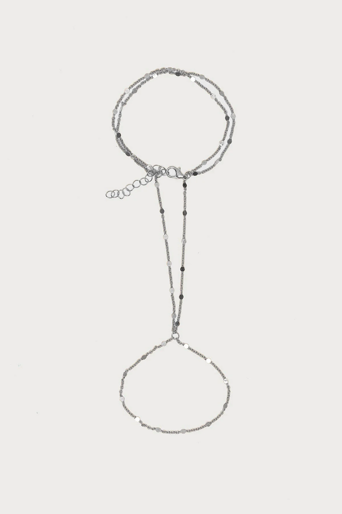 Dainty Disc Hand Chain - Image 2