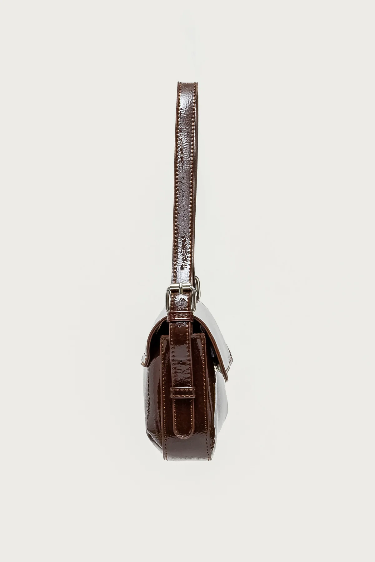 Red Carpet Faux Patent Leather Bag - Image 5