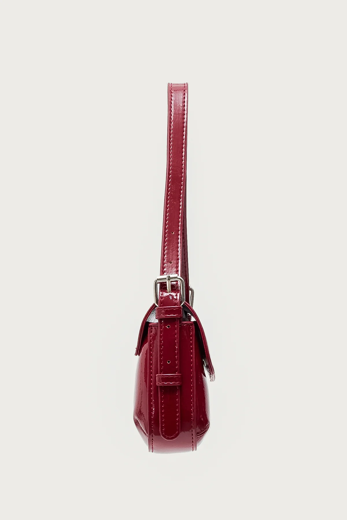 Red Carpet Faux Patent Leather Bag - Image 3