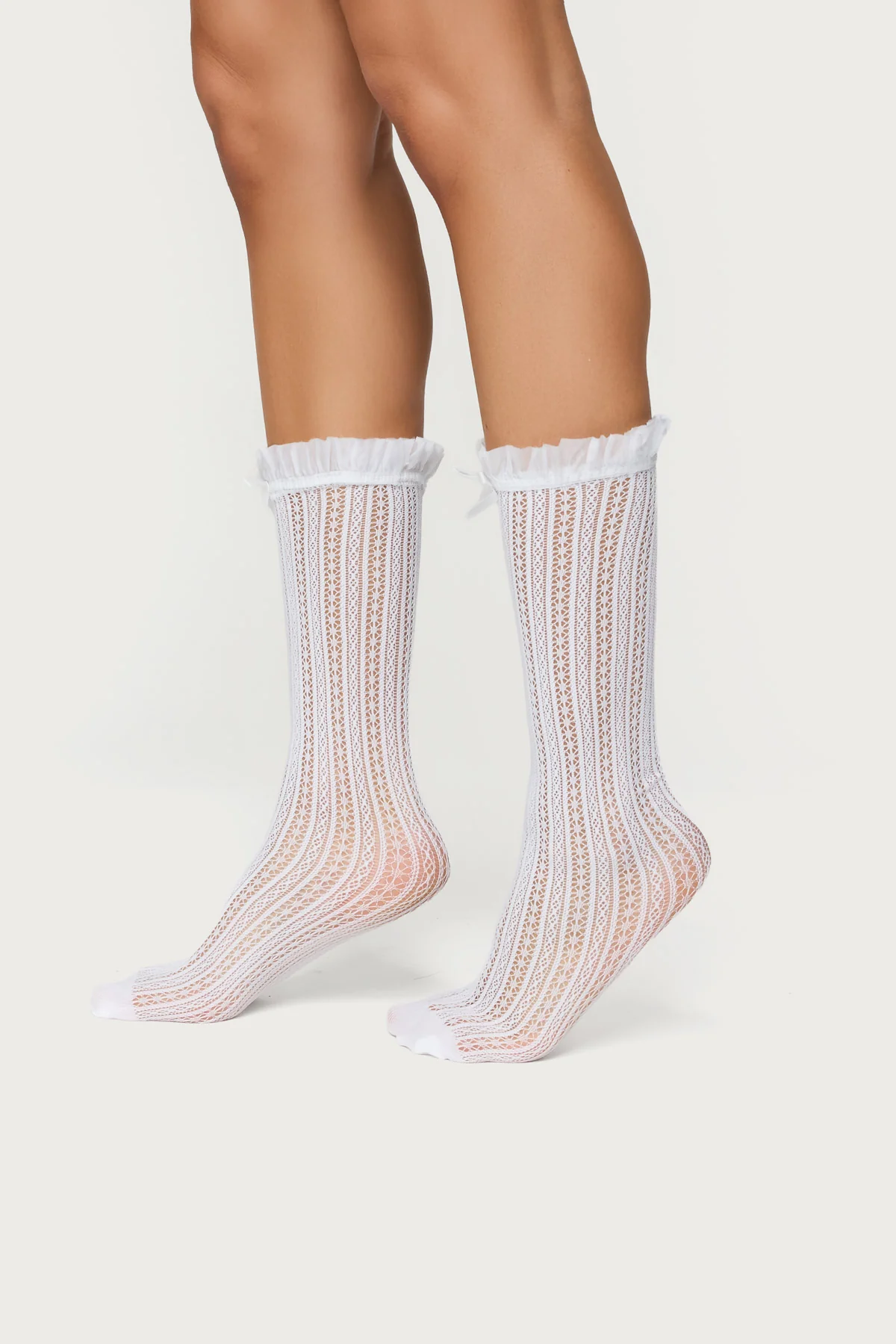 Sheer Lace Socks - Image 2