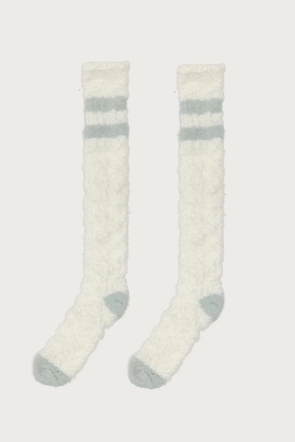 Stripey Fuzzy Scrunch Socks - Image 4
