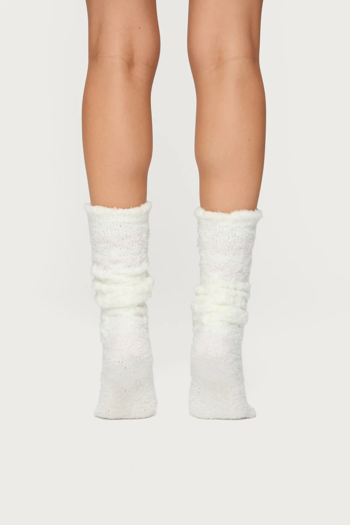 Stripey Fuzzy Scrunch Socks - Image 3