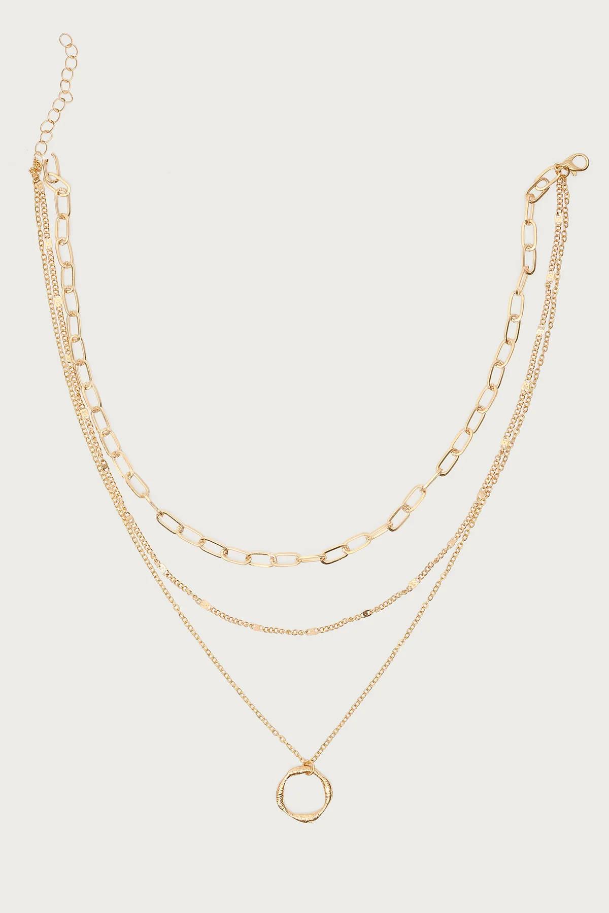 Layered Mixed Chain Necklace - Image 2