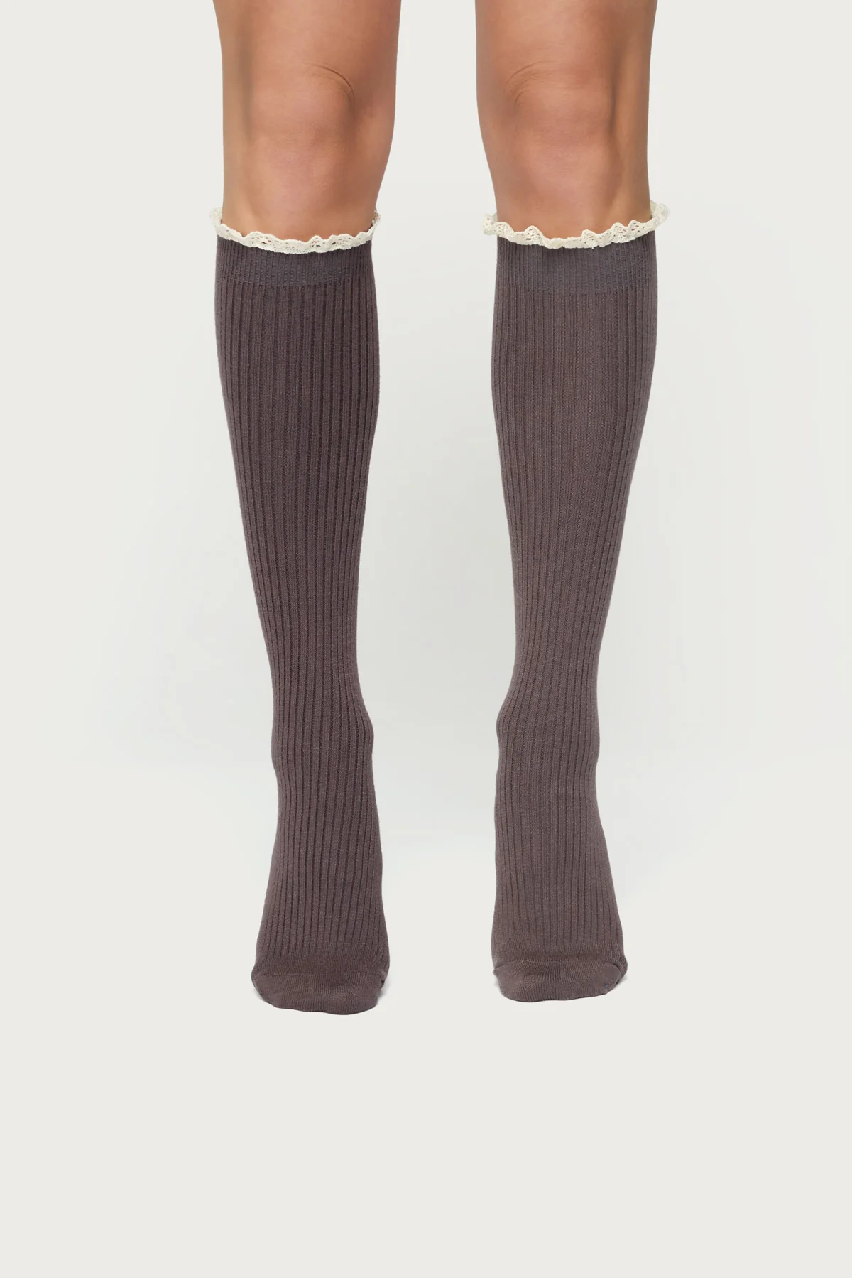 Lacey Ruffle Knee High Socks - Image 3