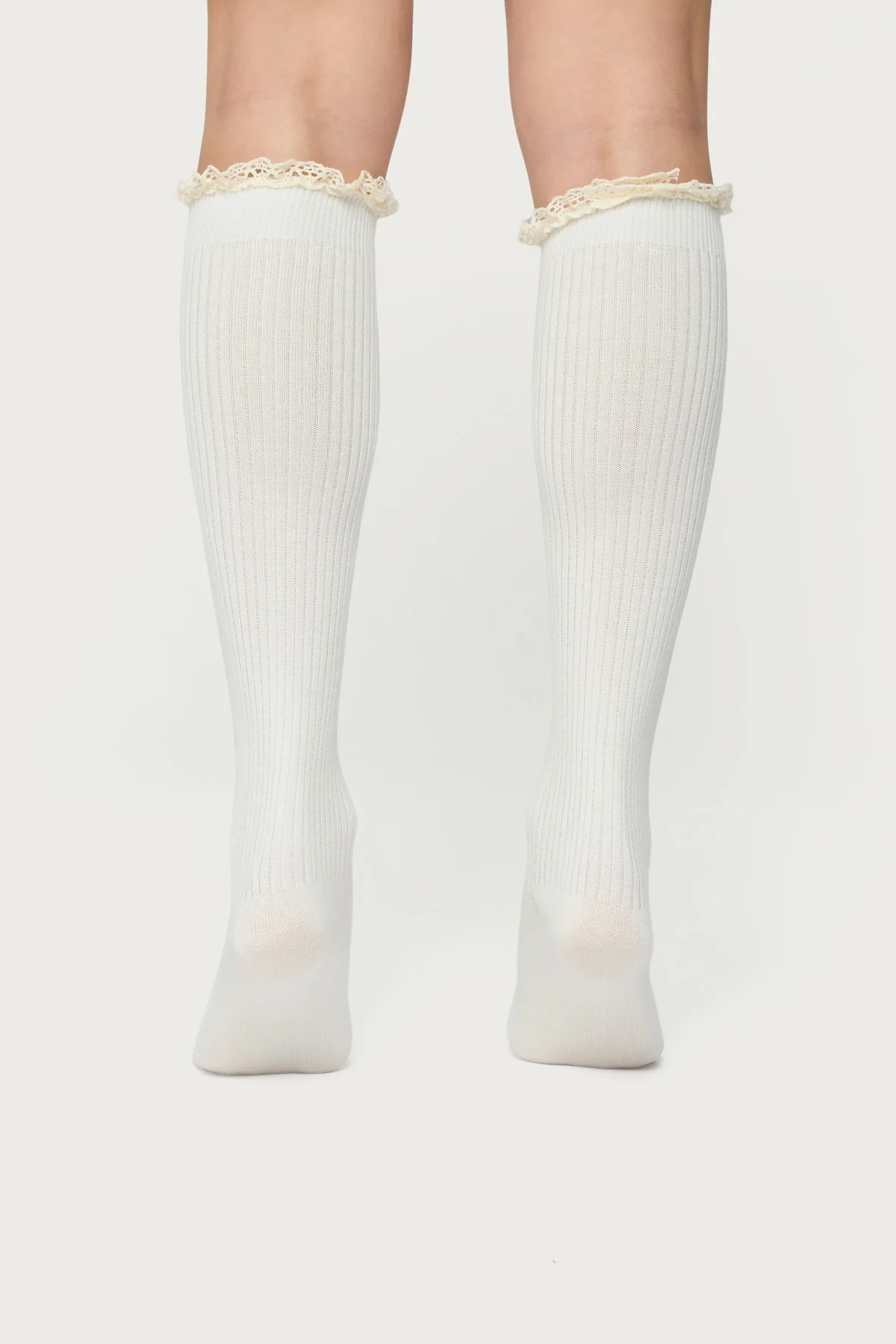 Lacey Ruffle Knee High Socks - Image 4