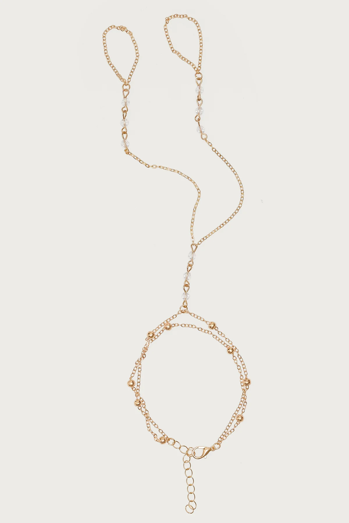 Sparkly Beaded Hand Chain - Image 2