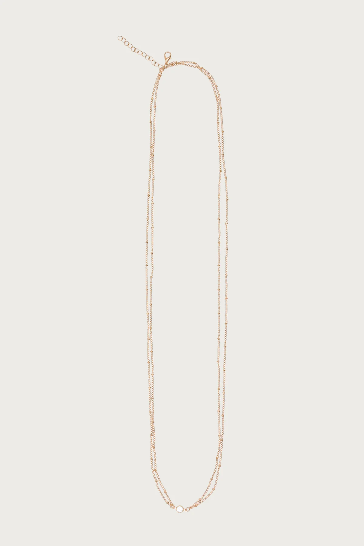Rhinestone Pendant Layered Belly Chain - Image 2