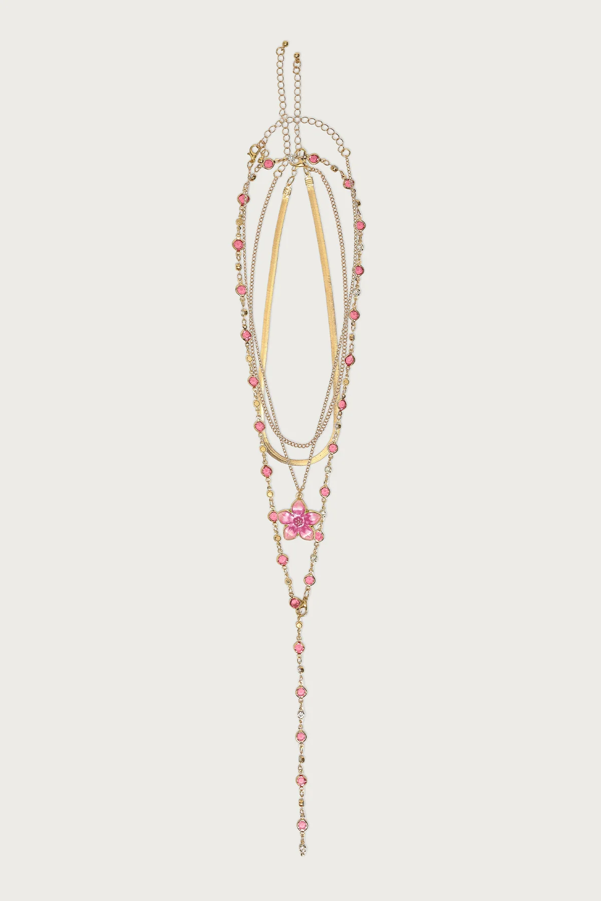 Tropical Flower Necklace Set - Image 2
