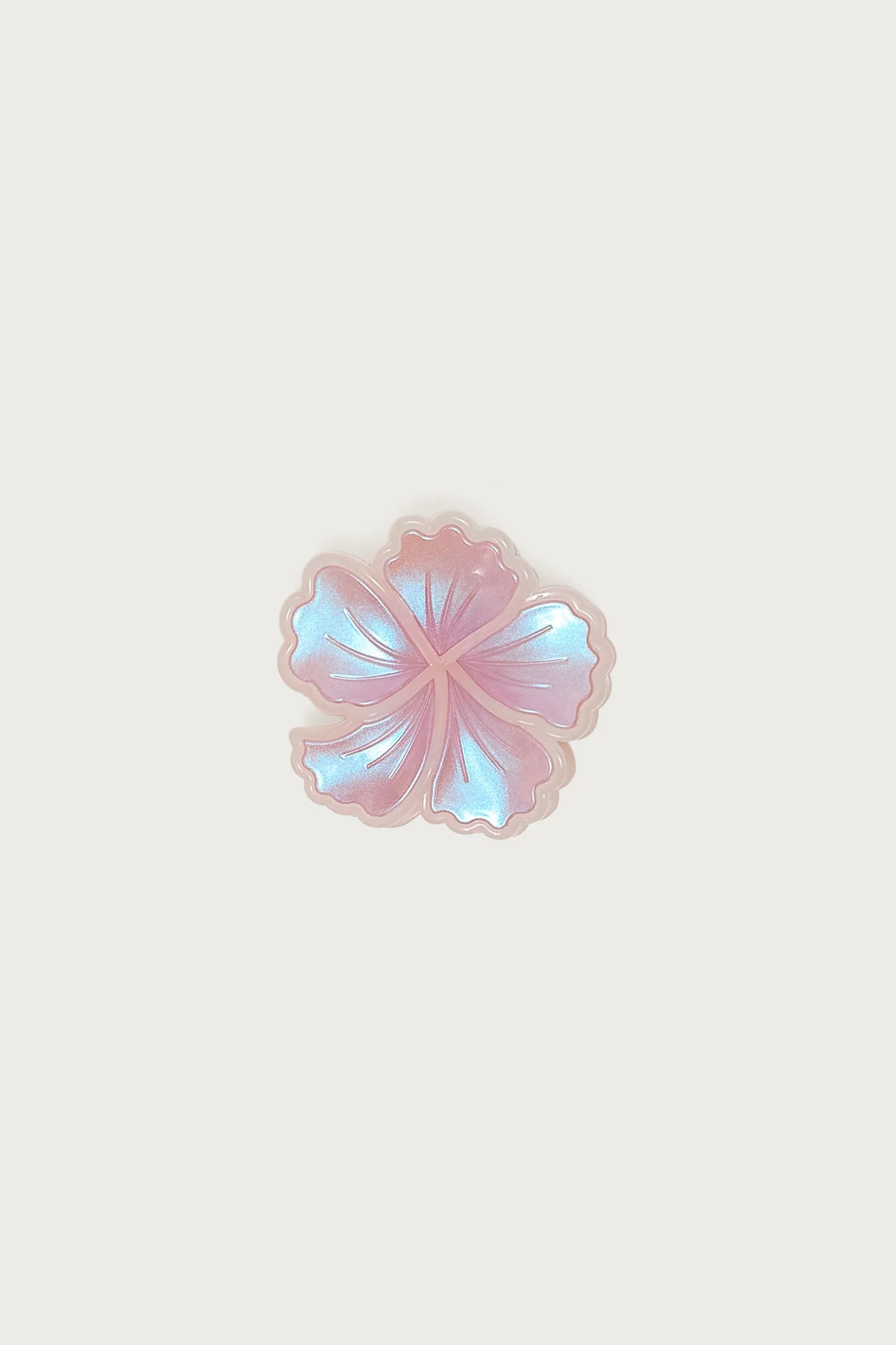Iridescent Flower Claw Clip - Image 2