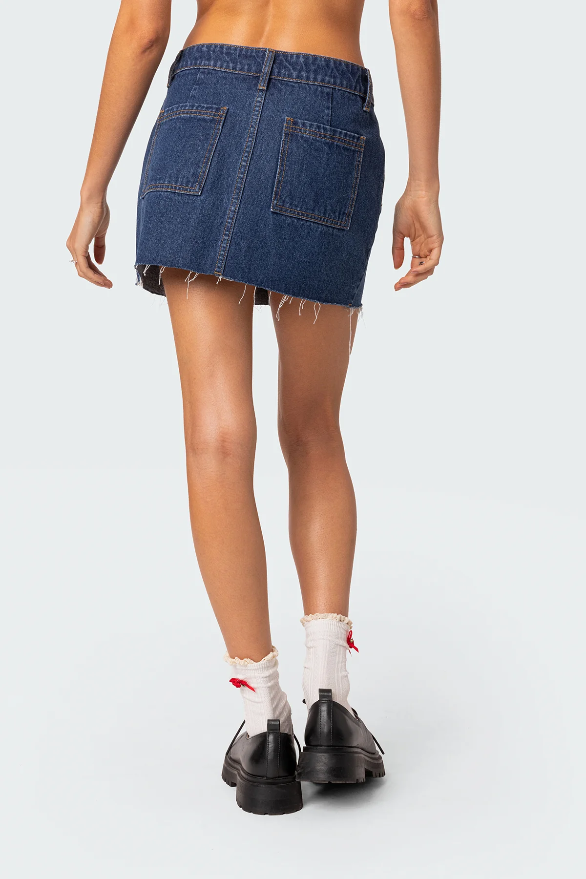 Jessie Denim Mini Skirt - Image 4