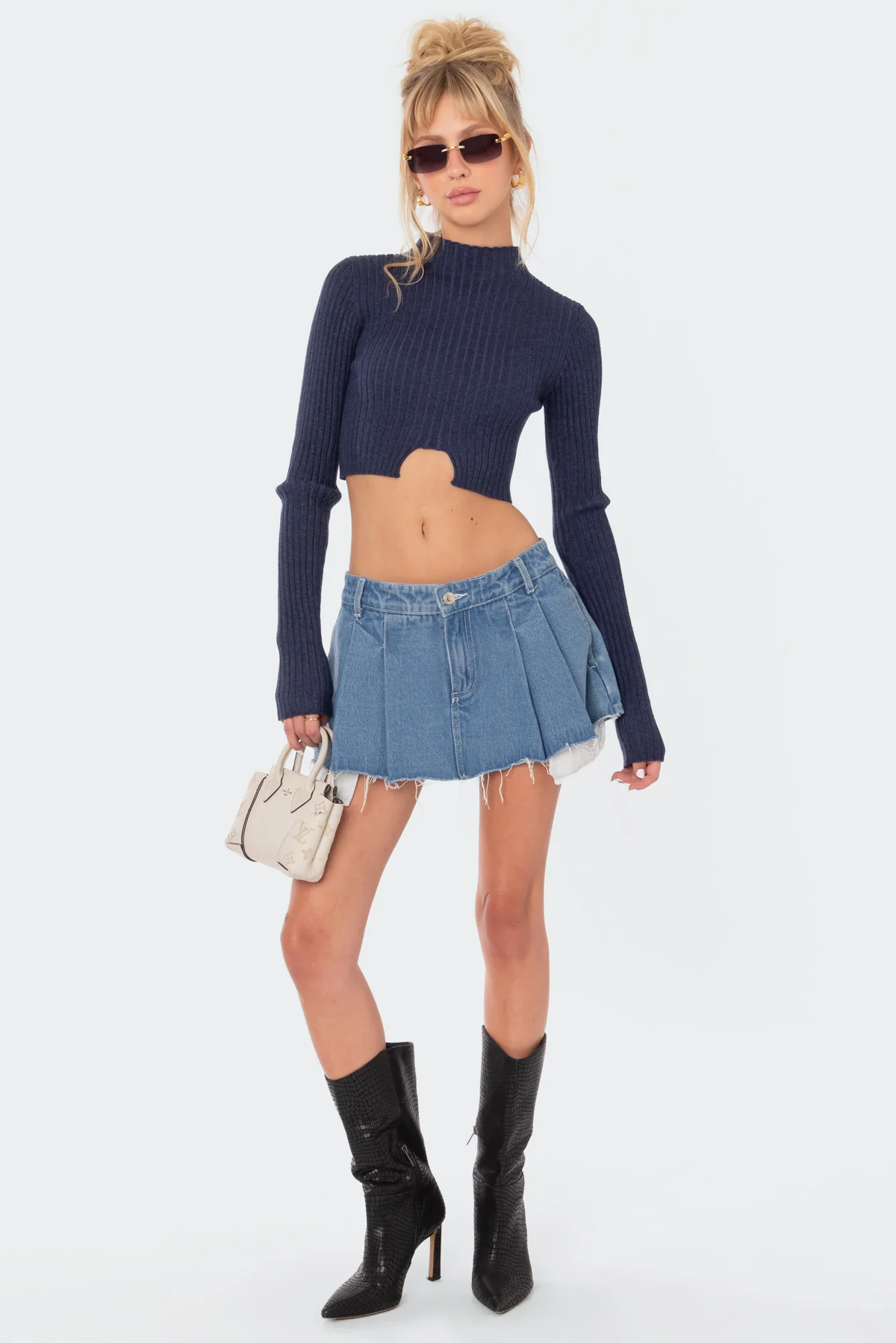 Bonnie Cropped Sweater - Image 2