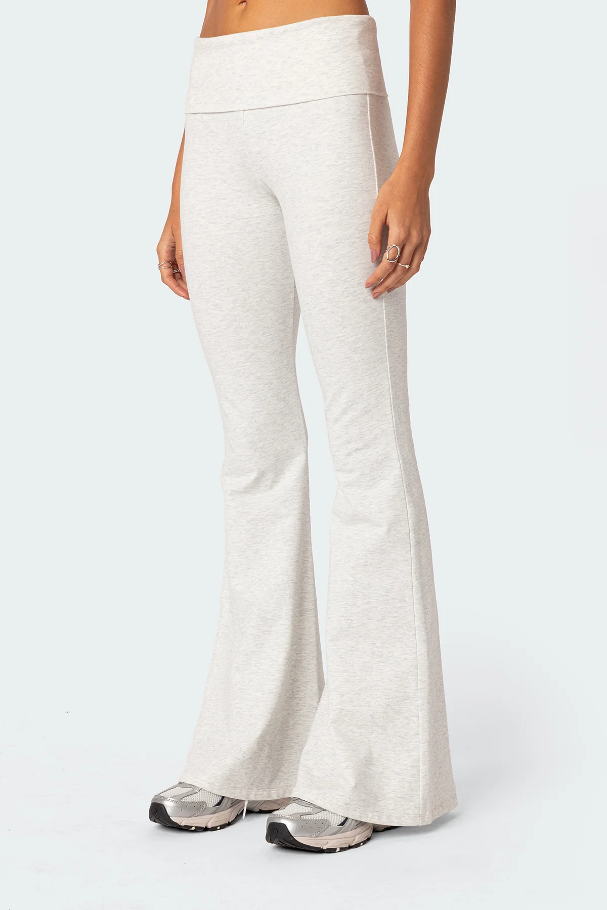 Naomi Foldover Flared Leggings - Image 3
