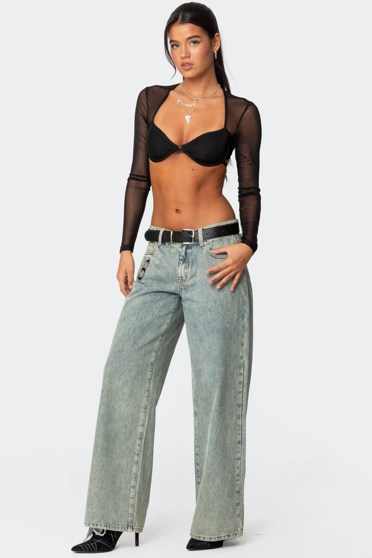 Lin Mesh Bra Top - Image 5