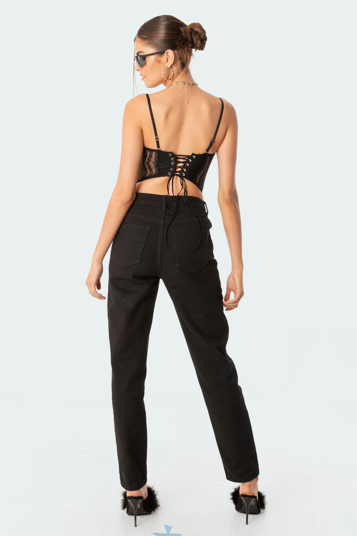Pocketless Flame Jeans - Image 3
