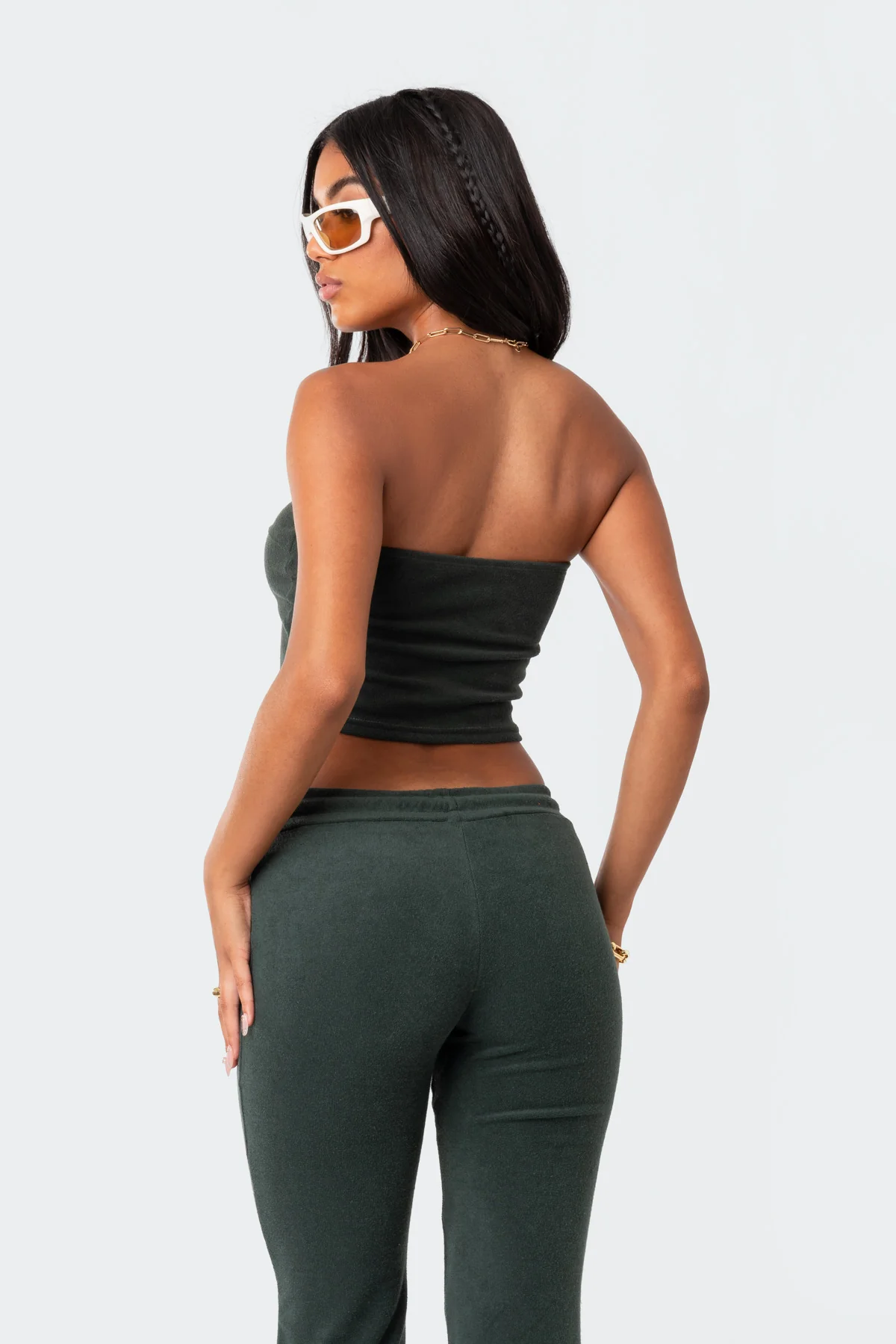 Terry Strapless Top - Image 4