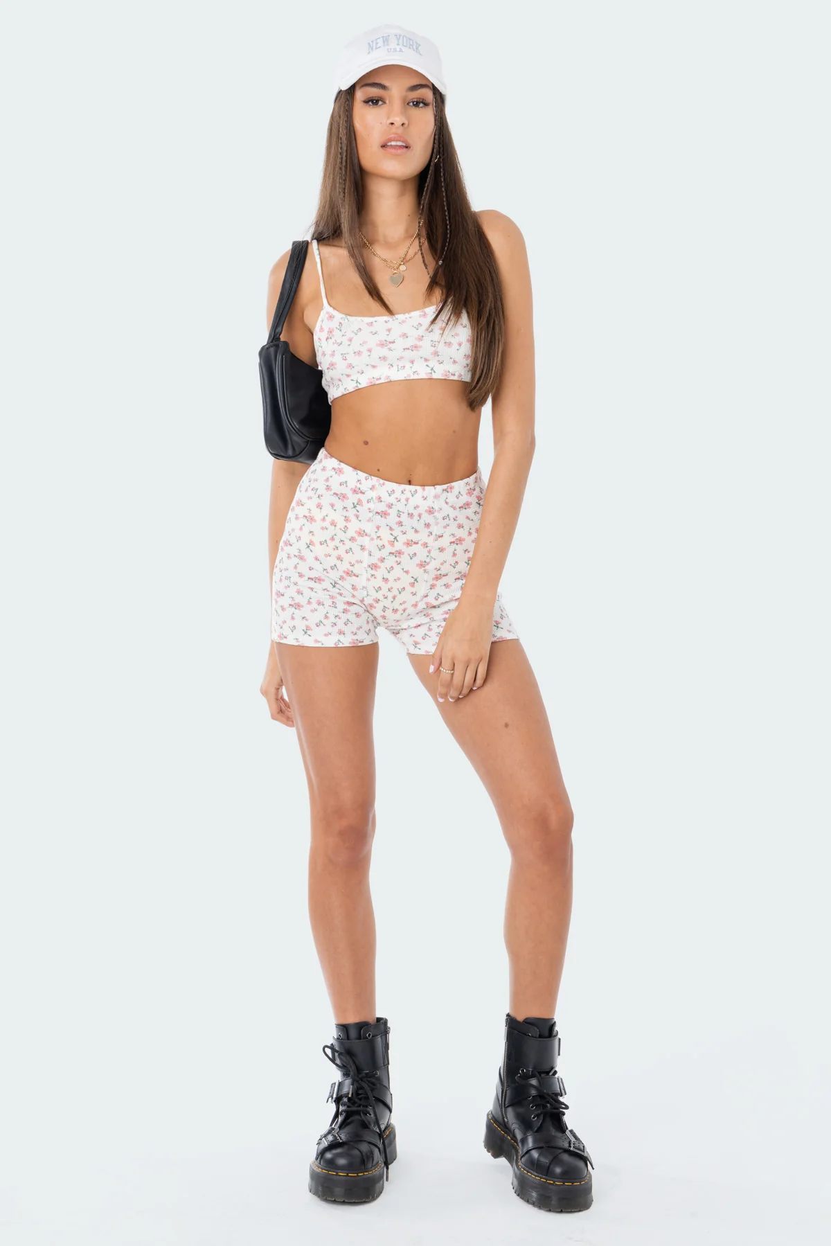 Primrose Waffle Crop Top - Image 2