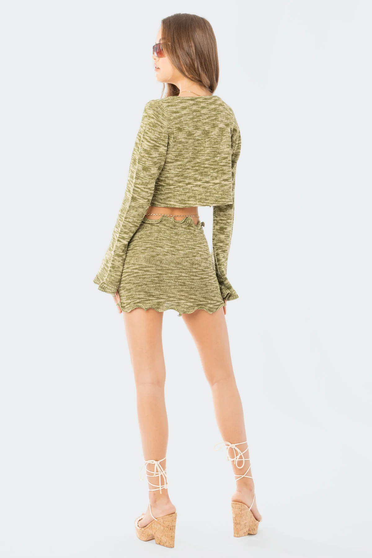 Ayden Knitted Mini Skirt - Image 6