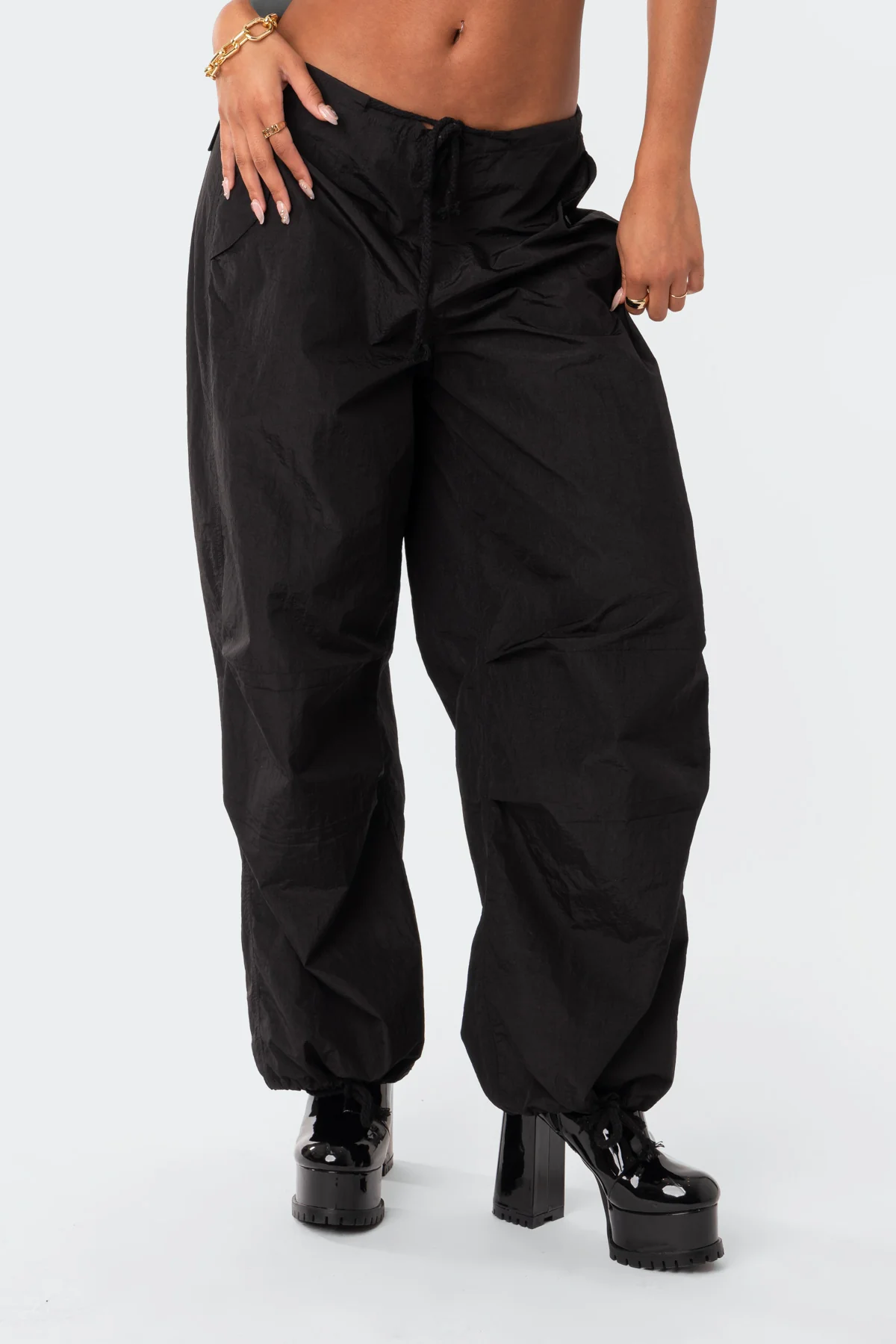 Rian Nylon Cargo Pants - Image 2