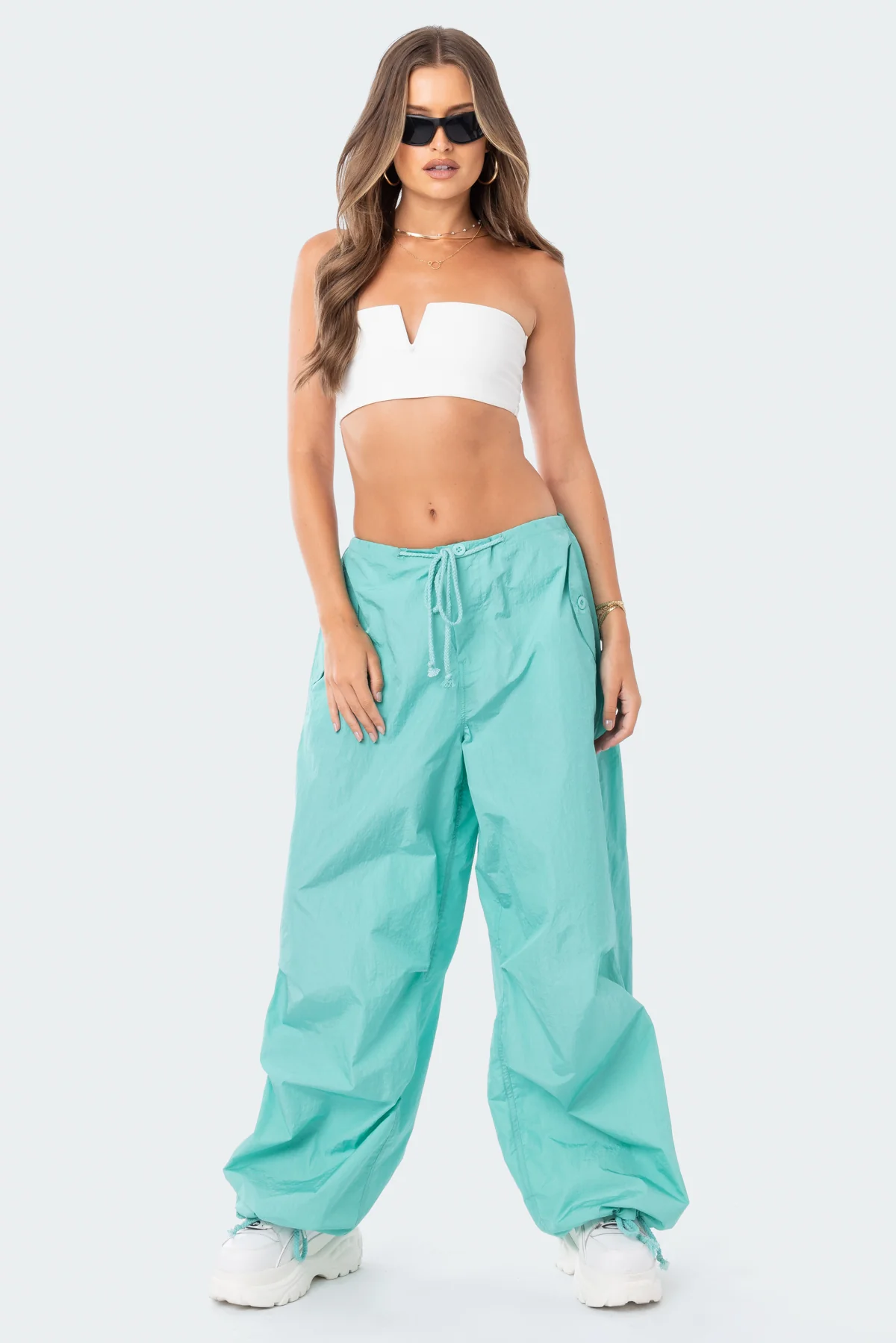 V Strapless Crop Top - Image 6
