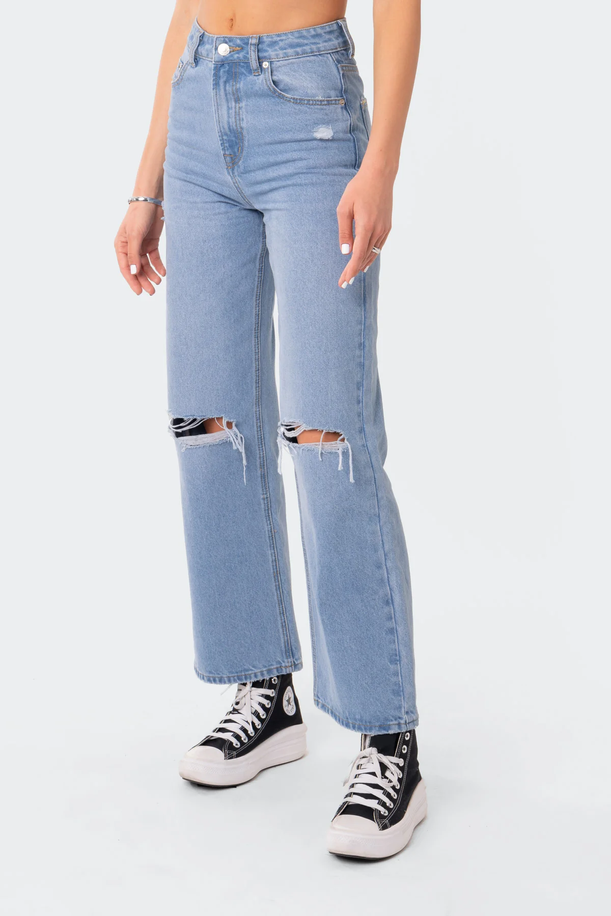 Lori High-Rise Wide Leg Jeans - Image 4