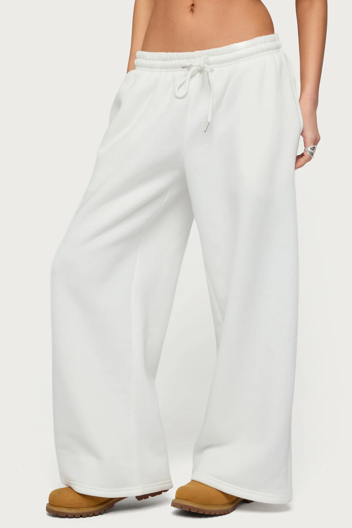 Petite Kamari Low Rise Wide Sweatpants - Image 3
