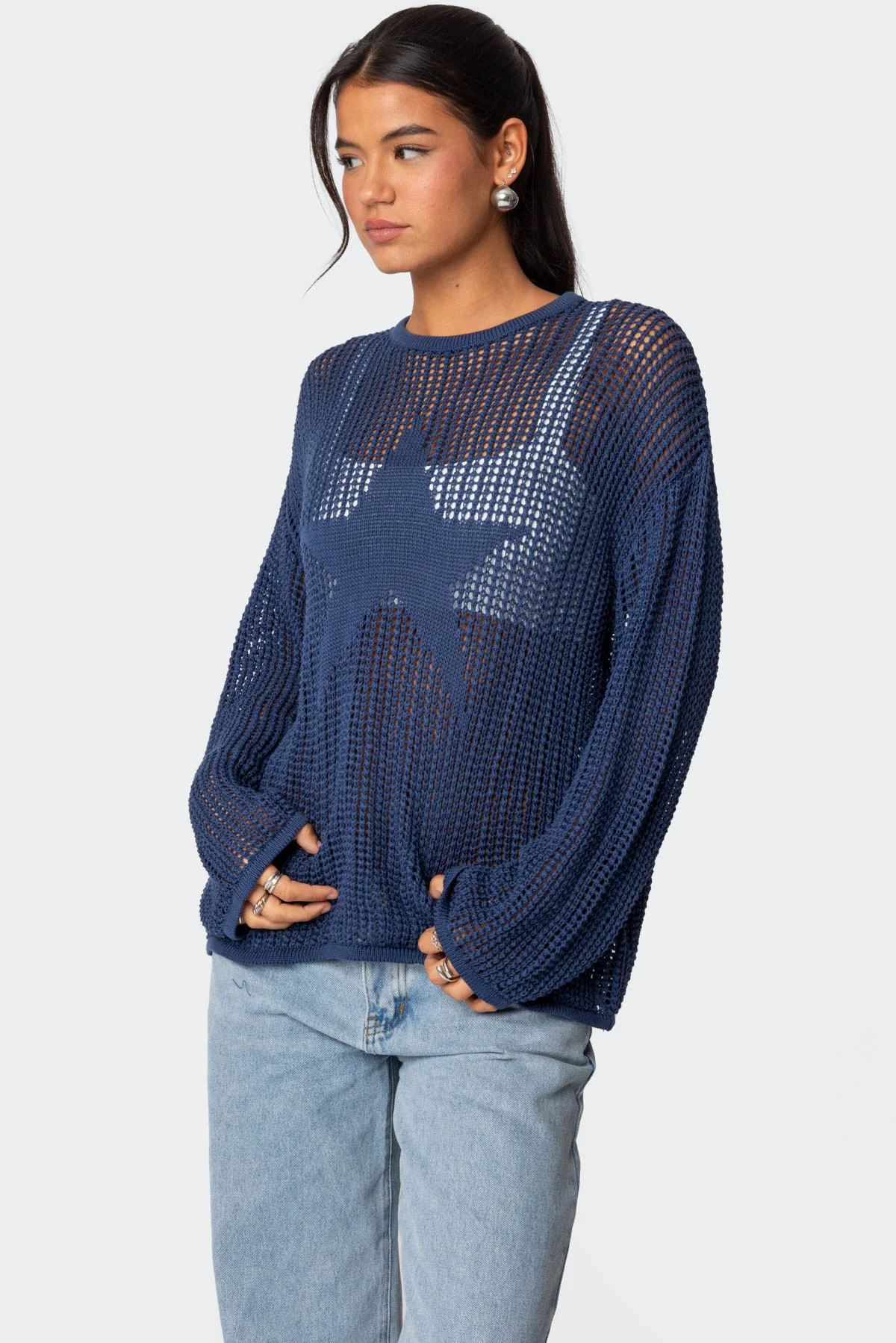 Seeing Stars Oversized Sweater - Image 3
