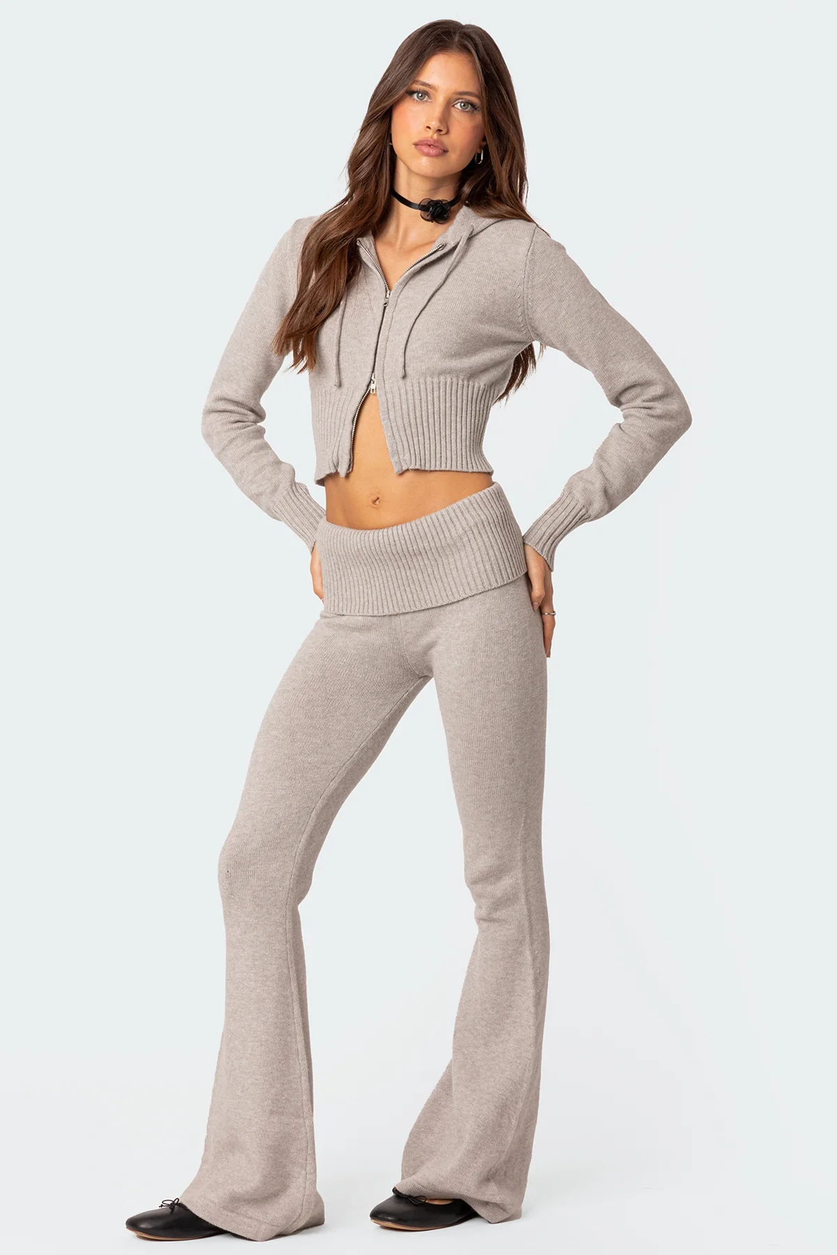 Desiree Knitted Hooded Cardigan - Image 5
