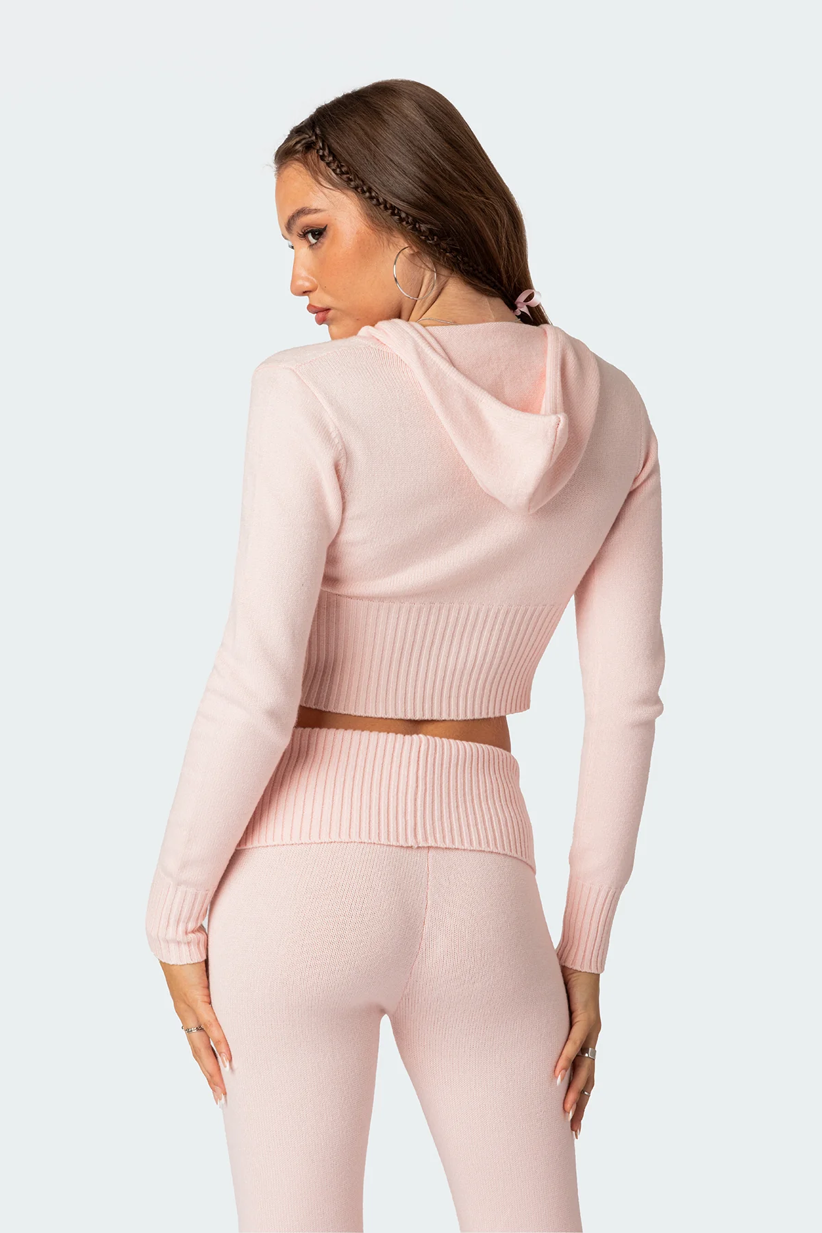 Desiree Knitted Hooded Cardigan - Image 4