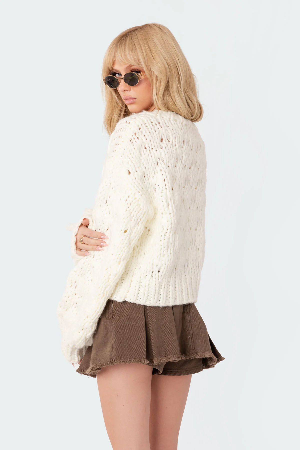 Handmade Chunky Knit Cardigan - Image 5