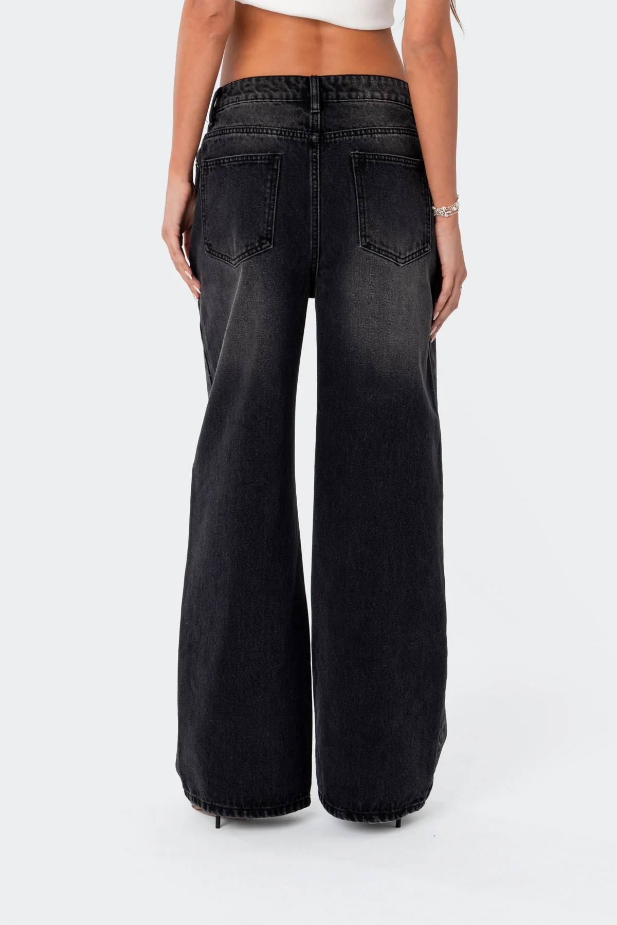 Braya Washed Low Rise Baggy Jeans - Image 5