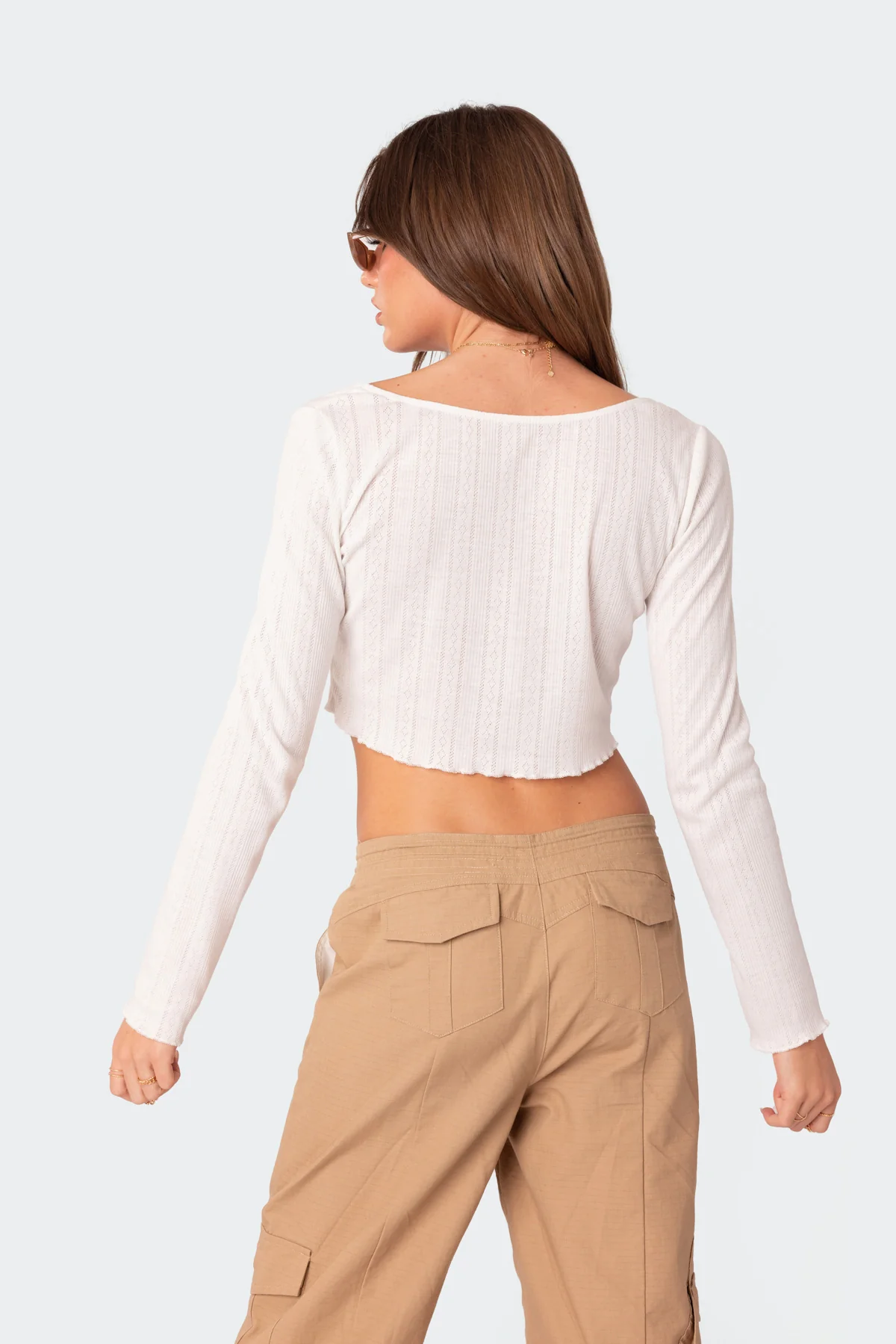 Pointelle Crop Top - Image 4