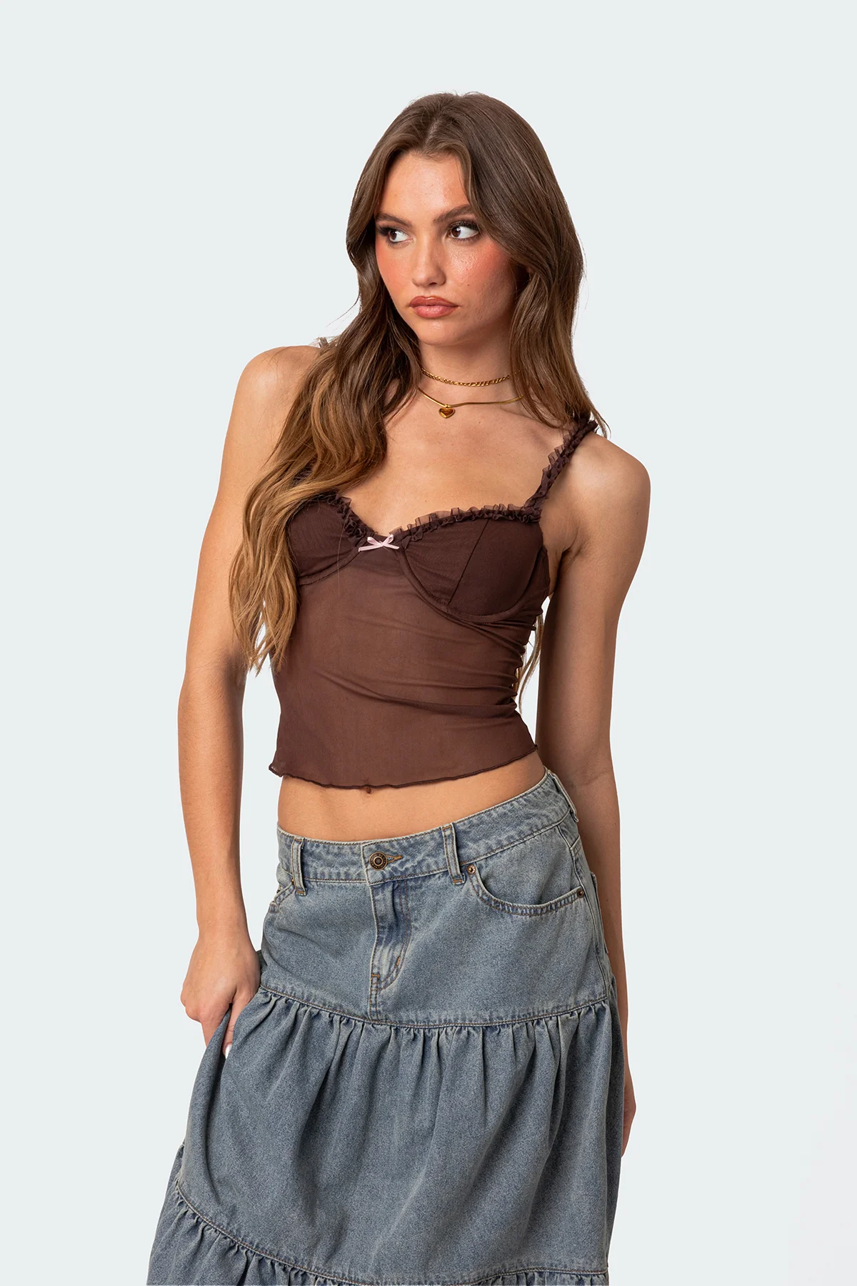 Mercy Sheer Mesh Bra Top - Image 3
